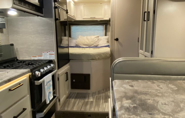 View from driving area