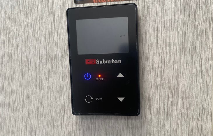 Temp control for water in shower