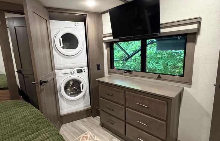 Laundry in Master bedroom