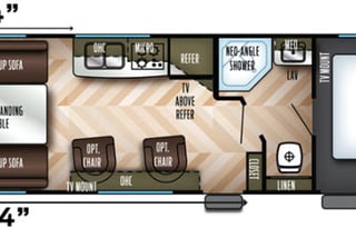 2019 Forrest River Vengeance Rouge 25V