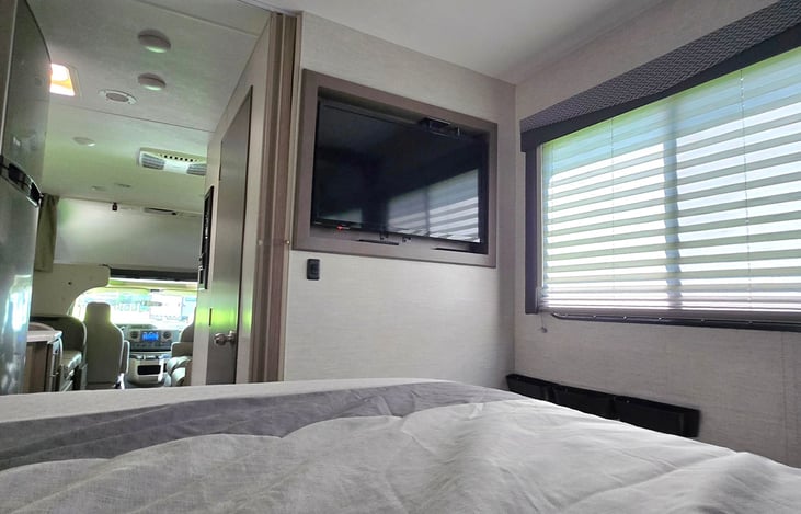 Your own TV in the master bedroom