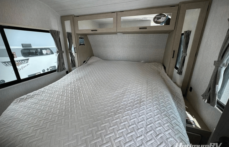 KING bed with tilt up bed.