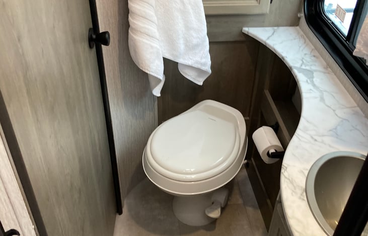 Long Bathroom counter