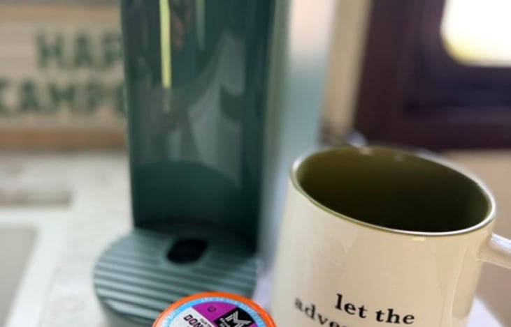 Keurig coffee pot provided