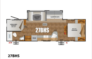 2017 Outdoors RV 27' Bunk House