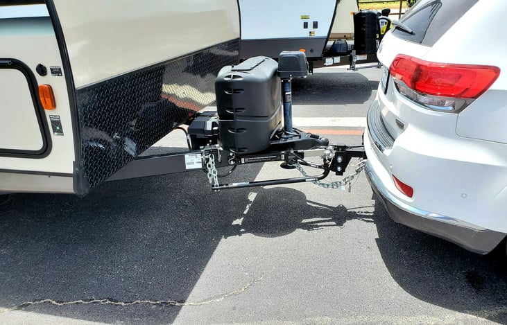 Weight distribution system included for an additional fee