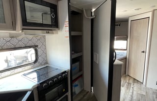 Adventure awaits in this pet friendly trailer!