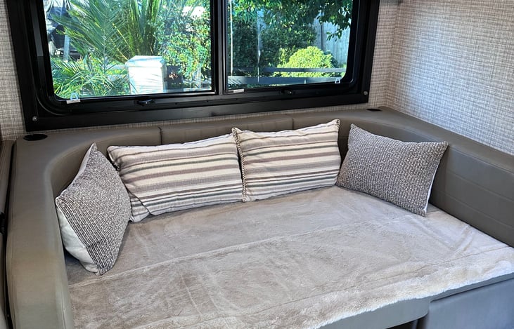 Dinette converted into a lounge
