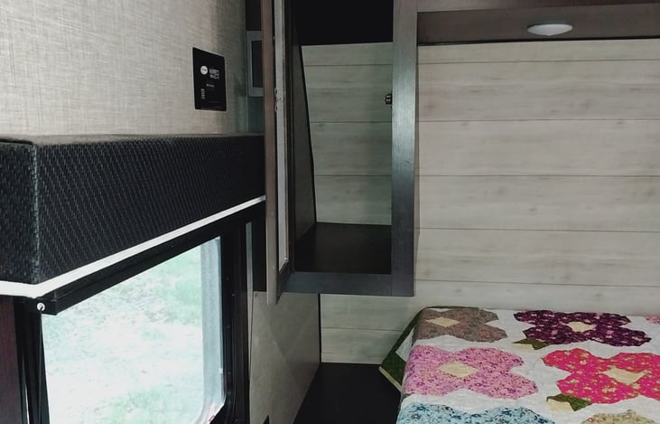 Master bedroom with storage.