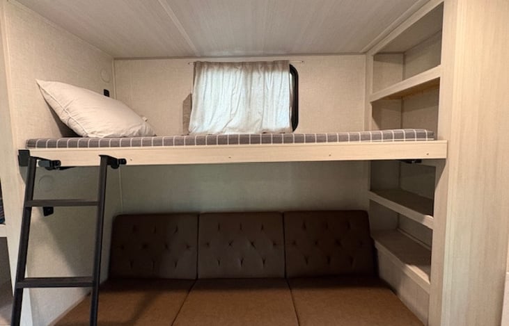 BUNKROOM - bunk will have clean sheets; sofa can turn into extra sleeping space if needed