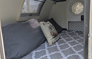 Happy trails & tails! Dog friendly tear drop!