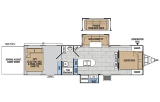 2018 Forest River RV XLR Hyper Lite 30HDS
