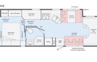 2019 Winnebago Minnie Winnie 31G Bunk Beds