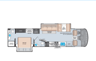 2021 Thor Hurricane 36' 1 1/2 baths