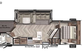 2021 Forest River RV Wildwood 26DBUD