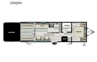 2022 Forest River RV Shockwave 25RQMX