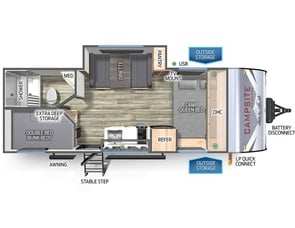 Forest River RV Campsite Ultra 17ls