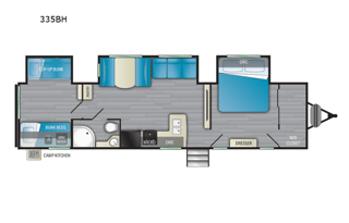 2022 Heartland 2 bedroom trailer