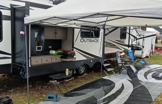 BELLAGIO COUPLES  LUXUARY TRAVEL TRAILER! RETREAT.