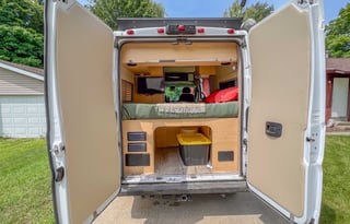 VanLife Promaster - Max Storage & Amenities