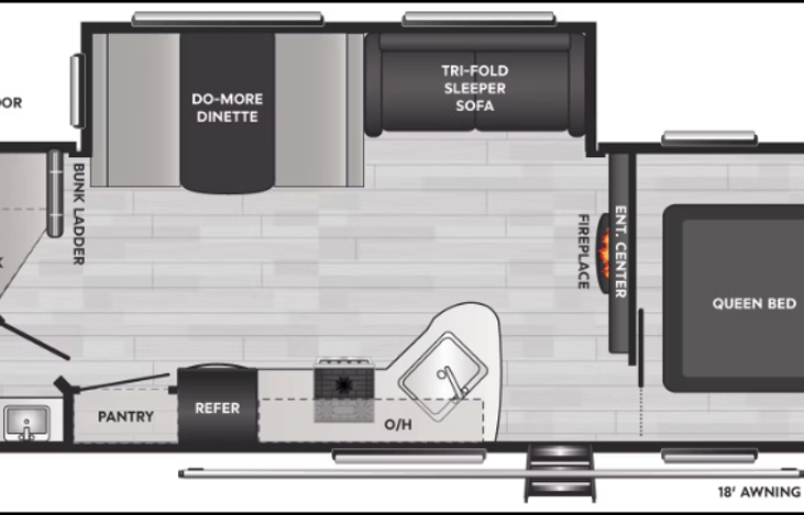 Springdale 282BH Floorplan