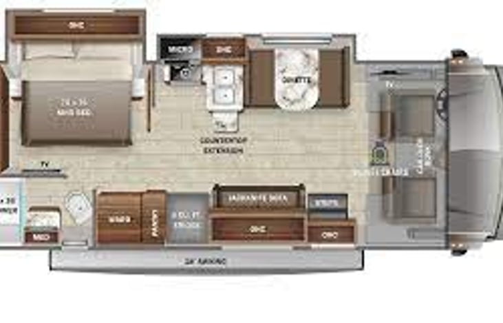 6 sleeper + a dog or cat