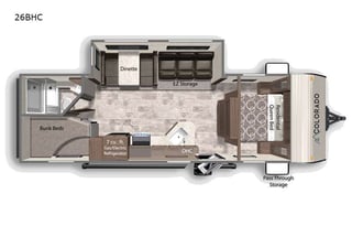 2022 Dutchmen RV Colorado 26BHC