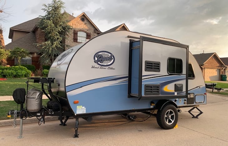 One slide out, easily done with a push of a button.