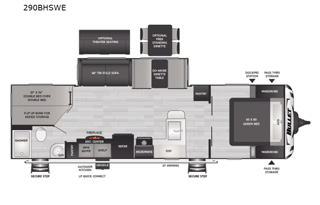 2025 Keystone RV Bullet Crossfire 290BHSWE