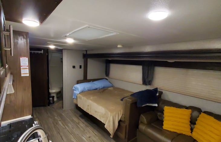 Dinette made into a Fullsize Bed