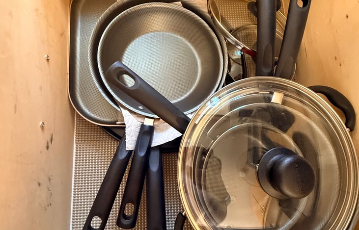 Fully stocked and ready to go—just bring your food and start cooking 🍽️🚐