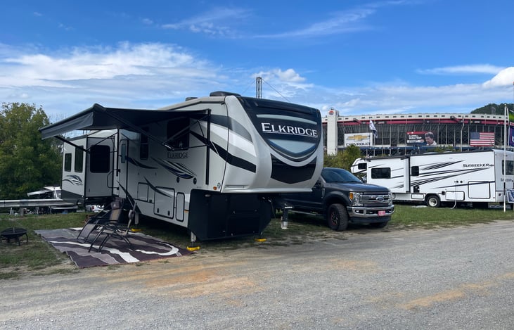 Setup at Bristol Raceway