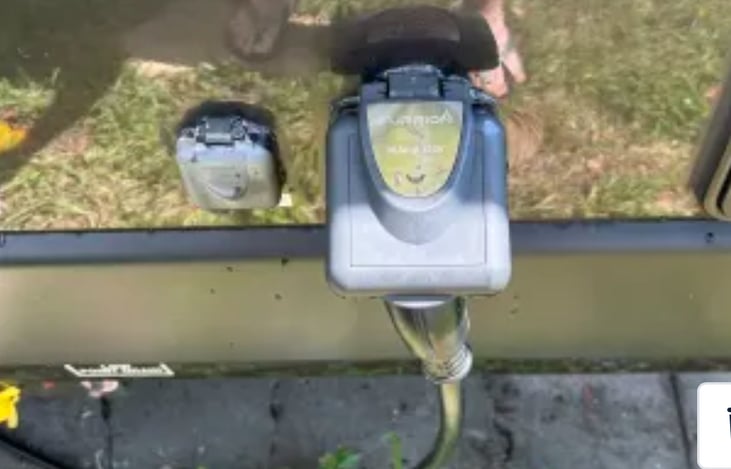 Shore power inlet & cable tv inlet