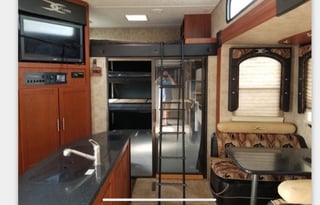 Great Toy hauler 5th wheel for the entire family!