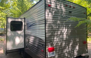 2017 Keystone Bunk house w/outside kitchen