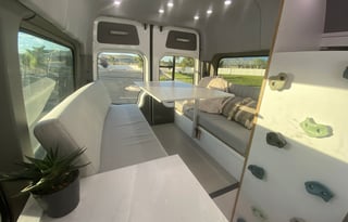 Family Size Mercedes-Benz Sprinter w/ Rock Wall