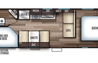 2024 Forest River RV Cherokee Grey Wolf 26DJSE
