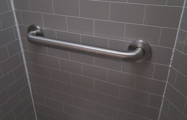 Grab bars for the safety of all.
