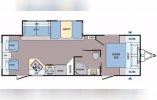 Cozy Coleman Camper - Adventure Awaits