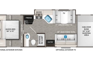 2020 Thor Four Winds 28Z with amenities of home.