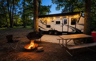 Lightweight Family Camper | Sleeps 6 | Bunks
