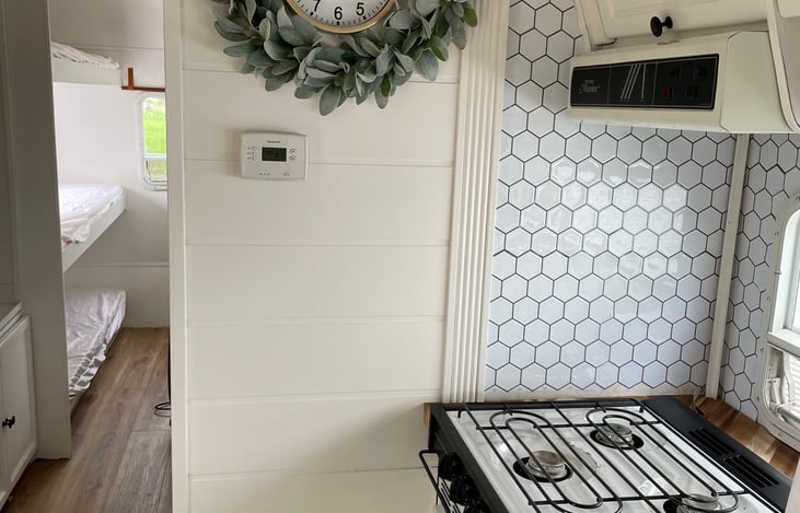 Stove and heat runs off of propane
1 tank included in price
Refills are your responsibility
*Tank must be full when returned, or fee will apply