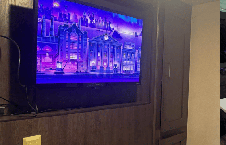 Smart TV in front bedroom