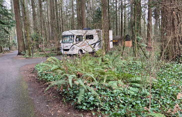 Battleground Lake State Park dry camping section