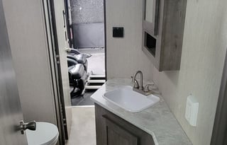 Work and play toyhauler