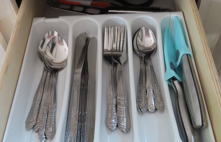Silverware and all of the most basic utensils