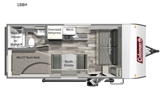 2024 Dutchmen RV Coleman Lantern LT Series 18BH