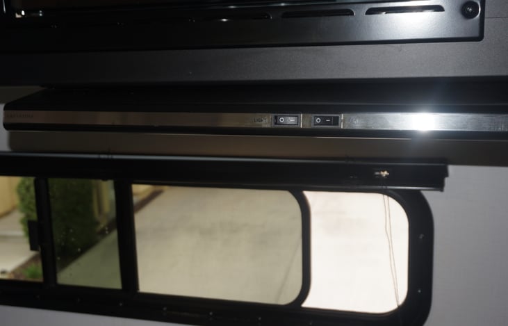 Kitchen window and hood vent