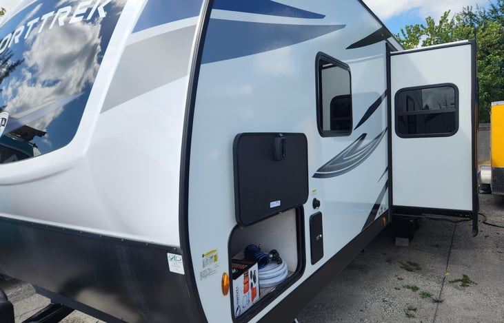 pass through storage and slide out from front view