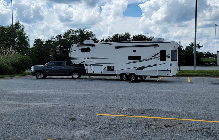 On the road in Georgia stopping along the way.